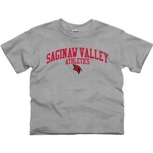  Saginaw Valley State Cardinals Athletics T Shirt   Ash 