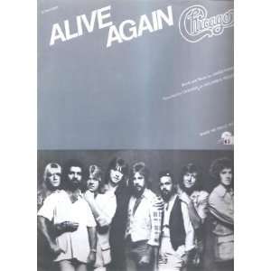  Sheet Music Alive Again Chicago 158 