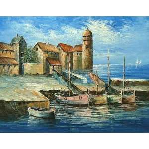 Fine Oil Painting, Mediterranean MED53 30x40 