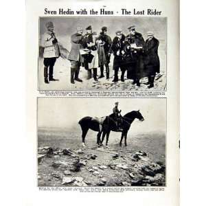   1915 WORLD WAR GERMAN ARTILLERY LANDSTRUM SVEN HEDIN