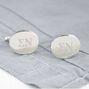  Favors Greek Oval Cuff Links By Cathy Concepts