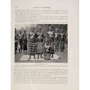  Bundu Girls Oiled Mendi Chiefs Membership Old Print