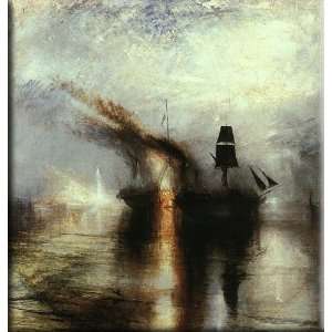  Peace  Burial at Sea 29x30 Streched Canvas Art by Turner 