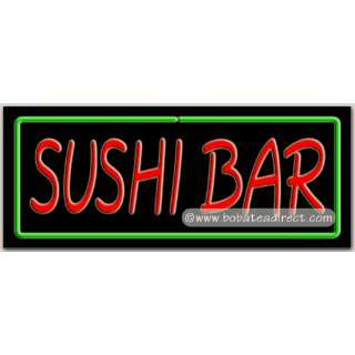 Sushi Bar Neon Sign (13H x 32L x 3D) 
