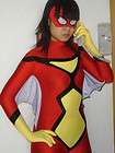 lycra zentai superhero costume spider woman with wings S XXL  