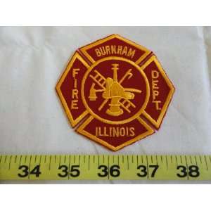  Burnham Illinois Fire Department Patch 