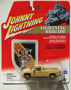 JOHNNY LIGHTNING BRIGADE CUCV II CARRIER CARGO TROOPER 78mm  
