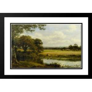   40x28 Framed and Double Matted Surrey Cornfields
