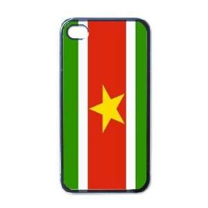  Suriname Flag Black Iphone 4   Iphone 4s Case Office 