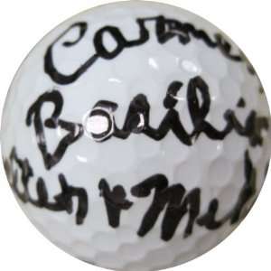  Carmen Basilio Autographed Golf Ball   Sports Memorabilia 