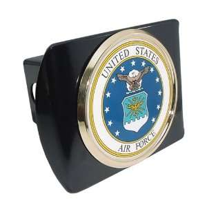  United States Air Force USAF Black with Gold Plated Seal 