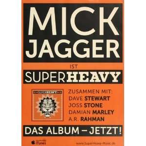  Mick Jagger   Superheavy 2011   CONCERT   POSTER from 