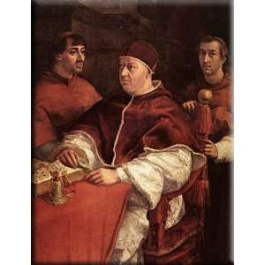  Pope Leo X with Cardinals Giulio de Medici and Luigi de 