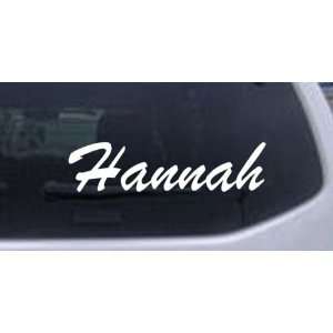  White 56in X 14.9in    Hannah Car Window Wall Laptop Decal 