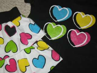NEW BOLD HEARTS Rumba Skirt Girls Summer Clothes 2T  