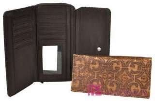   Monogram GLITTER Pocket Satchel Purse Bag Handbag SET Brown  