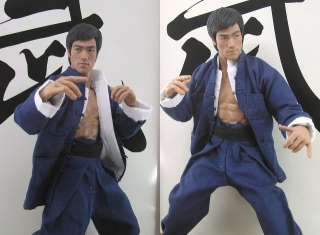Bruce Lee Kung Fu Suit (Hot Enterbay DX04 CY Iron IP Jet Head Body 