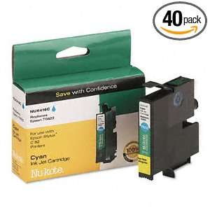  Nu Kote Ink Jet Cartridge for Stylus C82, Replaces Epson 