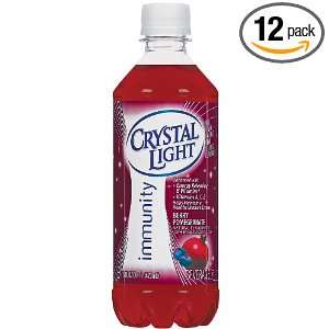SunnyD Crystal Light Ready To Drink, Berry, 16 Ounce Bottles (Pack of 