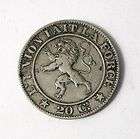 1861 LEOPOLD I BELGIUM 20CS COIN