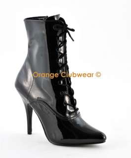 PLEASER Seduce 1020 Womens Ankle High Heels Boots Shoes  