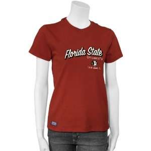  Florida State Seminoles (FSU) Garnet Ladies Established T 