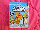 New Paint Your Own Magnets Kid Craft Kit 6 Plaster Rubberized Magnets 