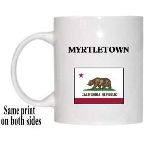  US State Flag   MYRTLETOWN, California (CA) Mug 