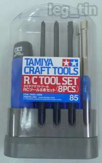 Tamiya 74085 RC Tool Set (8pcs) Craft Tools  