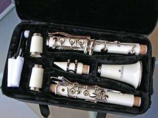 WHITE Bb CLARINET With Case + Best Student Quality NEW  