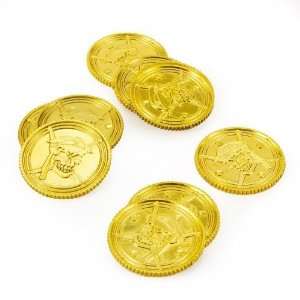  Gold Pirate Doubloon Coins 