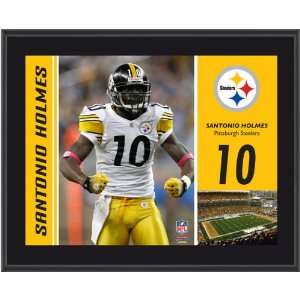   Steelers Santonio Holmes Sublimated 10x13 Plaque
