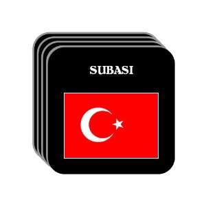  Turkey   SUBASI Set of 4 Mini Mousepad Coasters 