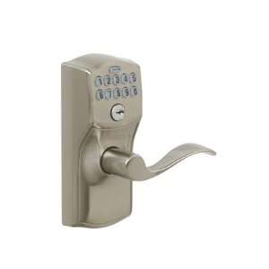 Schlage Electronic Lock FE595 Series Camelot Body with Accent Handel 