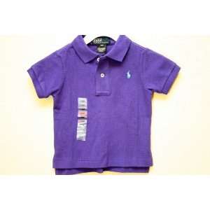   Classic Infant Baby Boys Polo Shirt, Purple, Size 12 Month Baby