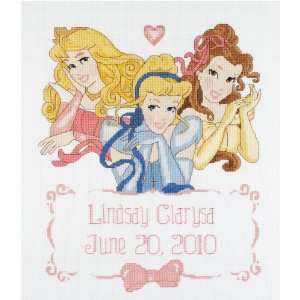  Janlynn Cross Stitch Kit, Disney Princess Birth 