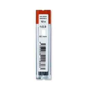  Koh I Noor 0.9mm B Mechanical Pencil Leads, 12 12 Packs 