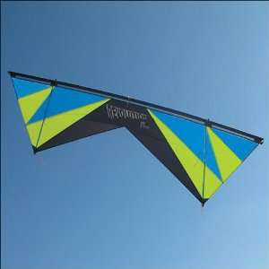   Line Stunt Kite Black, Lime and Silver Made in the USA Toys & Games