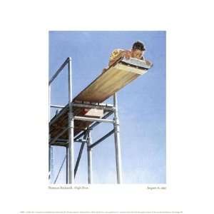  Norman Rockwell   High Dive Giclee