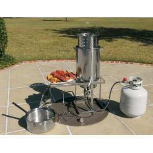  Camping Cabelas Ultimate Boiling Frying Kit Patio, Lawn 