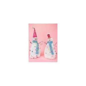 Pack of 4 Candy Fantasy Whimsical Snowmen Christmas Table Top De 