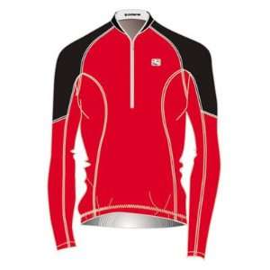  Giordana Race Tech Long Sleeve Canete Cycling Jacket (Red 