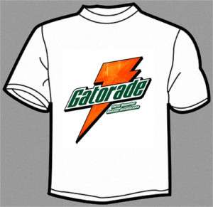 Gatorade Logo T Shirt size S M L XL 2XL 3XL 4XL 5XL  