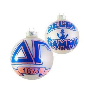  Large Delta Gamma Sorority Ornament, Style 2