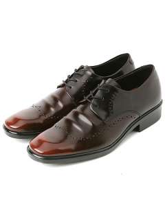 Mens Leather Lace Up Oxfords stitch punching dress shoe  