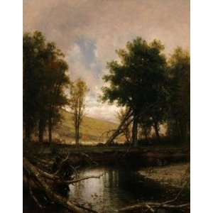   Whittredge   24 x 30 inches   Landscape with Stre