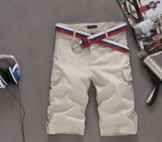Popular Mens Multi Pocket Casual Shorts   2 Colors  