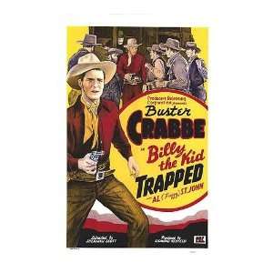  Billy the Kid Trapped Movie Poster, 11 x 17 (1942 