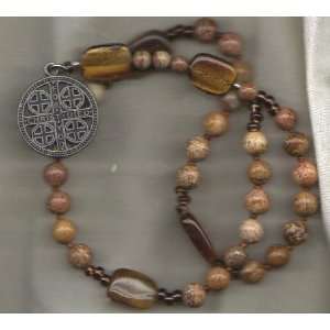  Anglican Prayer Beads of Jasper with Episcopal Military Service 