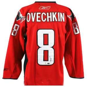  Signed Alexander Ovechkin Jersey w/ Captain Patch   SM 